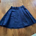 Parker Zoey Circle Mini Skirt Navy Blue | Size M Photo 2