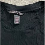 Victoria's Secret Victoria’s Secret Black Long Sleeve Cropped T-Shirt Lounge Wear Size Small #B1.. Photo 3