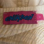 Edikted Cream Strapless Bandeau Tube Sleeveless Split Lace Up Blouse Top Size S Photo 2