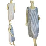 MIDNIGHT VELVET GRAY SHIFT DRESS WITH JACKET & FLORAL APPLIQUE ACCENTS (1X) Silver Photo 6