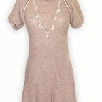 BCBGMAXAZRIA Cashmere Wool Striped Cowl Neck Sweater Dress Brown XS Photo 0