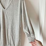 Free People Beach Gray Slouchy Oversized Pullover Size XS Photo 2