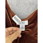 H.I.P. Just Polly Women's Bodysuit Velvet Brown Size XS Cutout Sleeveless Photo 4