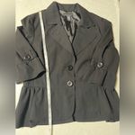 Portrait Women’s Black 2 Buttons Blazer Size 12 Photo 8