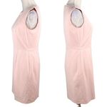 Mundi Gianni Bini Dress 6 Pink Cap Sleeves Sheath Lined Back Zipper Photo 3