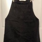 Topshop MOTO Black Overall Denim Dress Photo 0