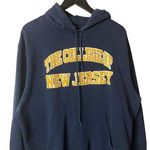 Jansport Vintage 90s Y2K  Hoodie XL The College of New Jersey Navy Sweatshirt Photo 1