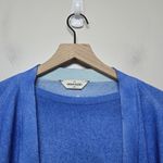 Gran Sasso Italy 100% Cashmere Twinset Cardigan & Sweater‎ Blue Women's Size 46 Size L Photo 2