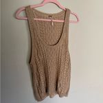 Free People  NWOT | High Tide Cable Knit Tank in Shooting Start Combo | L Photo 4