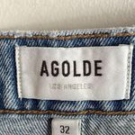  Jeans Agolde Reworked 90s Paperbag Jeans Ultra High Rise Straight Leg Photo 8