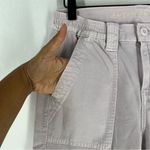 American Eagle American‎ Eagle Stretch Cargo Straight Pant Lilac Ice High Rise Utility 4 Long Photo 2