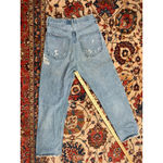 AGOLDE  90’s Jeans Women’s 25 Light Wash Distressed Ripped Knee 100% Cotton USA Photo 10