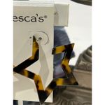 NEW!‎ Francesca’s Yellow and black star earrings Gold Photo 1