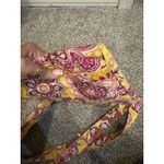 Vera Wang Vera Bradley Retired Pattern Bali Gold Crossbody purse Photo 10