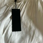 Gianni Bini Camilla Long Sleeve Pullover Woven Linen Blouse, White, Large, NWT Photo 11