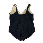 *INC International Concepts Swimsuit Womens 22W Black Beige 1 Piece Beach Resort Photo 1