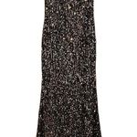 Mac Duggal Bronze Cowl Back Boat Neck Sequined Evening Gown 26331 Size 2 NEW Photo 5