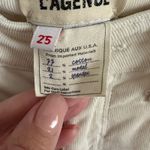 L'Agence Marguerite Skinny Cream Corduroy Pants Size: 25 Photo 10