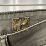 Pilcro and the Letterpress  Zipper Straight Leg Pants in Green‎ Size 26 Photo 2