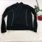 PINK - Victoria's Secret Pink 1/4 Zip Yoga Jacket Black / Purple S Photo 6