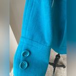 Relativity Blue Wool Vintage Boxy Blazer Double Breasted Size Small Photo 9