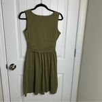 The North Face soft heartwood ruched olive stretch jersey dress small outdoors Photo 3