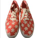 Sideout Daisy/Marsha Canvas Platform Lace Up Sneakers Pink Size 8.5 Photo 2