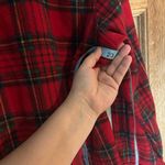 Ralph Lauren Lauren black label Red Plaid Pajama button down Shirt size L Photo 4