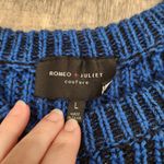 Romeo + Juliet Couture Blue Sweater Size Large Photo 2
