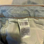 American Eagle American‎ Eagle Super Stretch Jeggjng Crop Light Two Toned Wash Size 2 Photo 4
