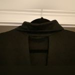 Joy Joy Black Long Sleeve Keyhole Open Back Turtleneck Dress Women's Sz Small Photo 11