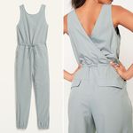 Old Navy NWT Sleeveless StretchTech Jumpsuit in Silver Sage Women’s Size XXL NEW Photo 1