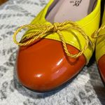 PAUL MAYER LEATHER CAP TOE FLATS SHOES A10 Yellow Size 7 Photo 7