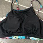 Raisin's Kaori High-Neck Printed Bikini Top size Medium Photo 7