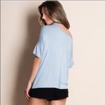 Sweet Claire Choker Off the Shoulder Tee Size Small Photo 5