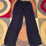 Uniqlo Black Ankle Casual Thin Soft Drawstring Pants Women’s Size Small Photo 0