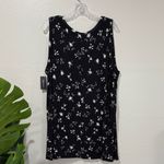 Lane Bryant NWT  Black and White Floral Tank Top plus size 26/28 Photo 1