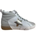 Vintage Havana Bishop High Top Sneakers White & Gold Star Women’s Size 7 Photo 7