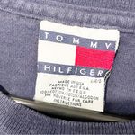Tommy Hilfiger Vintage Size Large Blue Cropped Long Sleeve T-shirt Photo 3