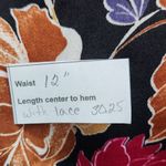 Band of Gypsies Band of the Free Black Floral Boho Midi Slip Skirt Size XS NWT Black Boho Skirt Photo 9