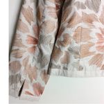 Coldwater Creek  Linen Blazer Oatmeal Beige Orange Brown Jacket Petite Size 10 Photo 8