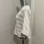 Sweet Romeo Womens Sz:M White Open Knit Oversized  Lightweight Bat Wing Sweater. Photo 15
