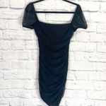 Princess Polly Charvi black mesh cap sleeve bodycon mini dress 6 Photo 1