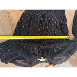 NWOT Allison New York Scarlett Black Metallic Dress Size Large Photo 9