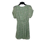 All in Favor All in favor simone green floral wrap mini dress size Medium NWT Photo 2