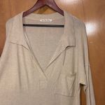 Free People Cream Wool/Cashmere Long Sleeve Midi Dress Photo 7