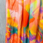 Pretty Little Thing Nwt pretty little things Peach Abstract Print Palazzo Pants beach cover up 8 Photo 2