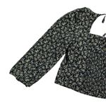 Levi's Levi’s Black and Yellow Floral Print Blouse | U.S. Woman’s Large Photo 5