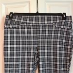 Seven7 Plaid Black and White Pants Photo 1