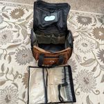 American Flyer Vintage Suitcase Carry On Travel Overnight Luggage Elephant Brown Photo 6